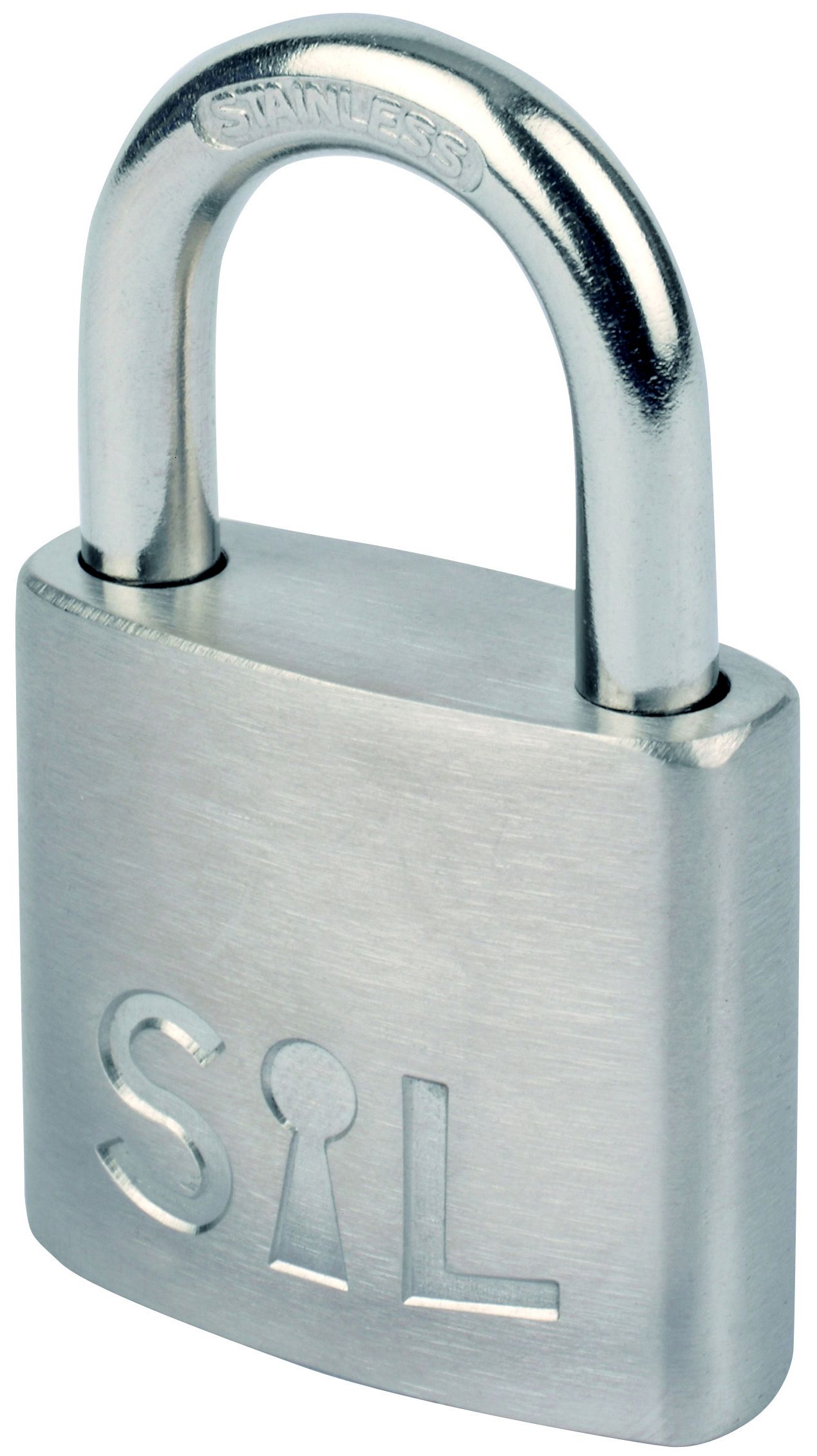 Smith & Locke Stainless steel Cylinder Open shackle Padlock (W)40mm