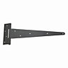 Smith & Locke Strong Black Powder-coated Tee hinge (L)450mm, Pack of 2