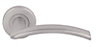 Smith & Locke Tres Chrome effect Zinc alloy Lever Door handle (L)113mm