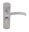 Smith & Locke Tres Chrome effect Zinc alloy WC Door handle (L)113mm