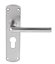 Smith & Locke Uno Chrome effect Zinc alloy Euro Lock Door handle (L)109mm