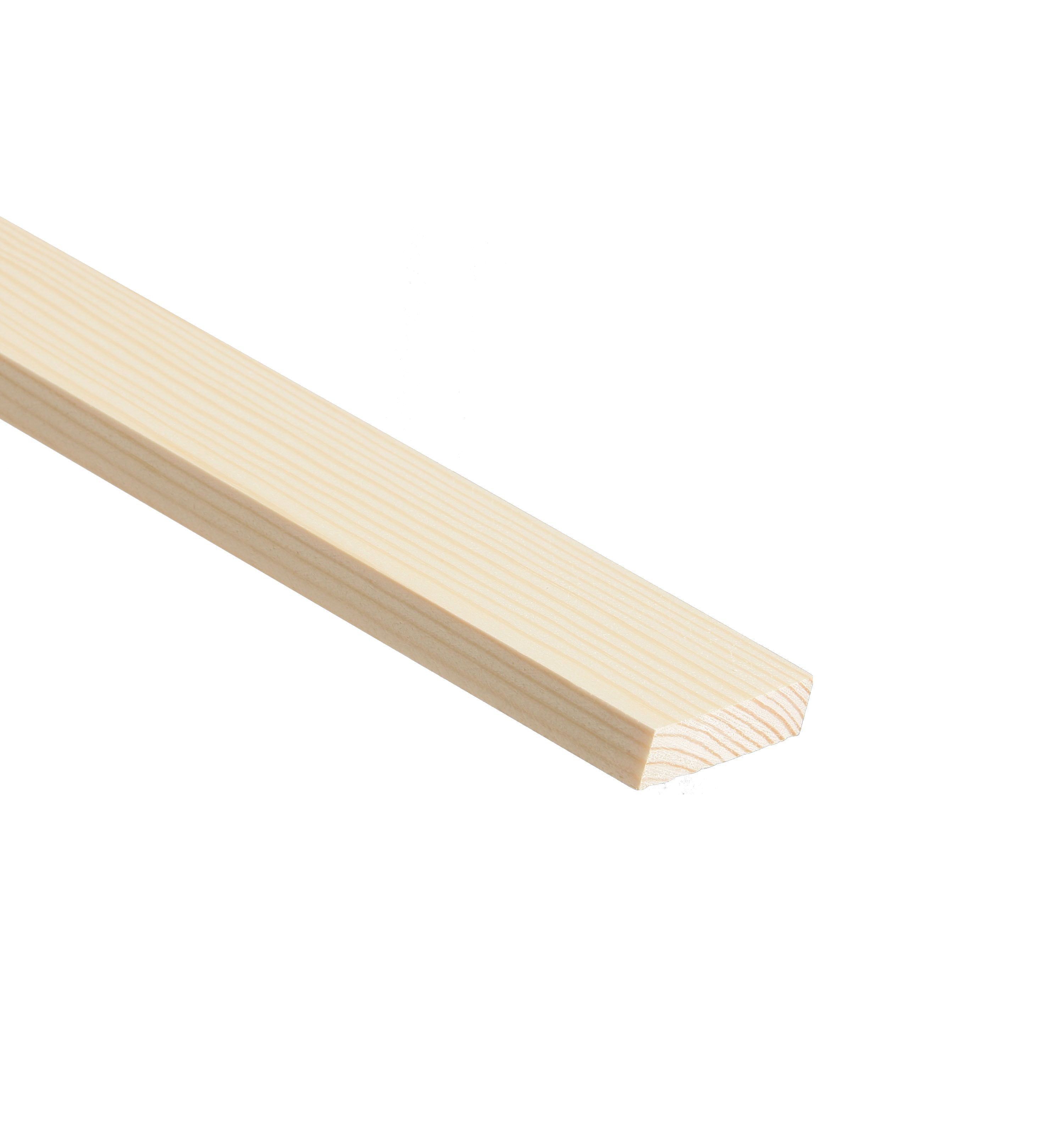 Smooth Planed Square edge Pine Stripwood (L)2.4m (W)46mm (T)10.5mm STPN13