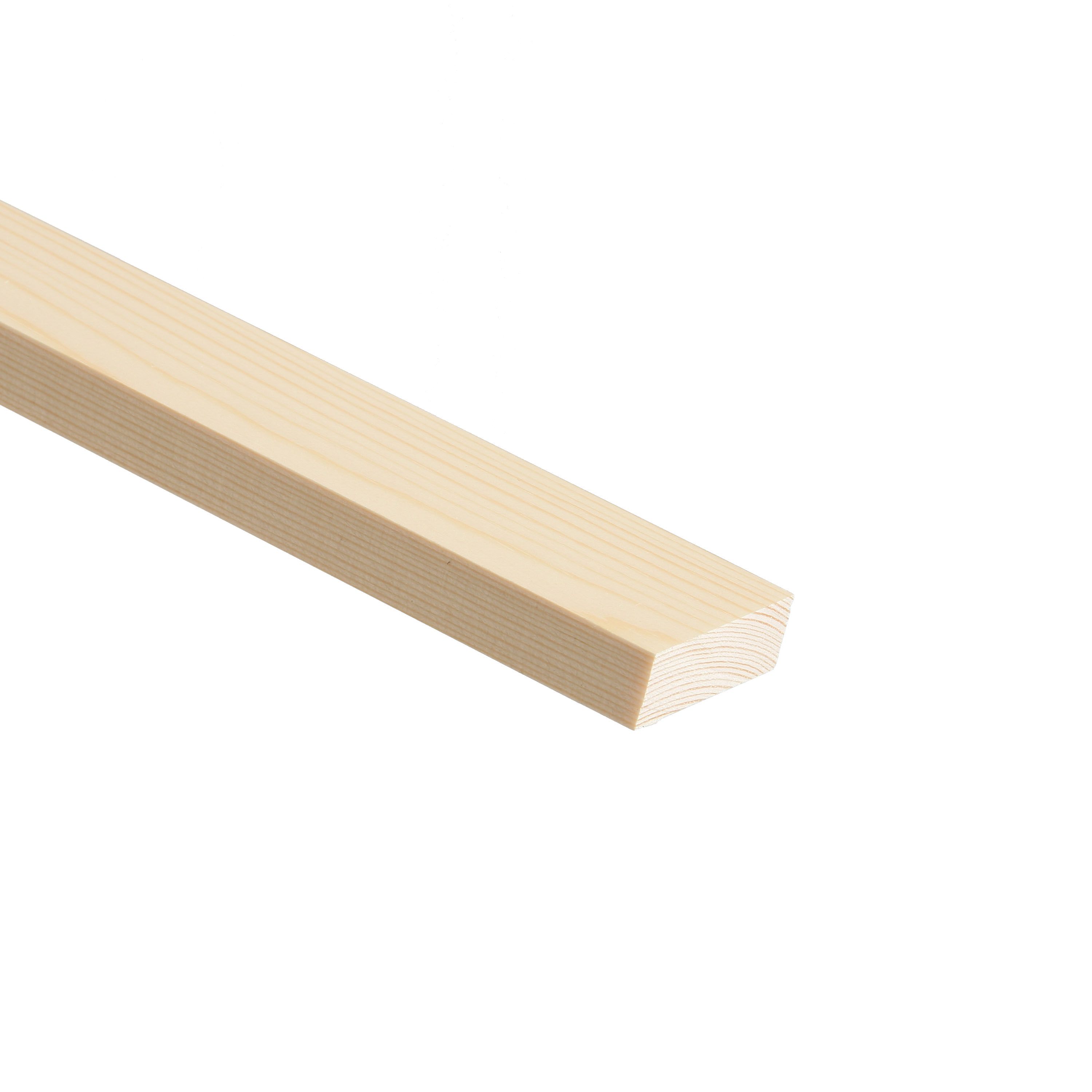 Smooth Planed Square edge Pine Stripwood (L)2.4m (W)46mm (T)21mm STPN26