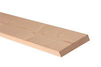 Smooth Planed square edge Stick timber (L)2.7m (W)34mm