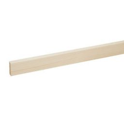 Smooth Planed Square edge Whitewood spruce Stick timber (L)2.4m (W)34mm (T)12mm