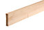 Smooth Planed Square edge Whitewood spruce Timber (L)2.1m (W)131mm (T)28mm