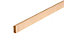 Smooth Planed Square edge Whitewood spruce Timber (L)2.4m (W)44mm (T)12mm, Pack of 16