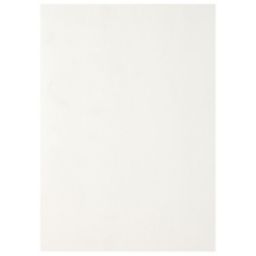 Smooth White PVC Cladding (L)2.4m (W)250mm (T)10mm, Pack of 4
