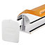 SNAPA White PVC Glazing bar, (L)3m (W)45mm (T)25mm