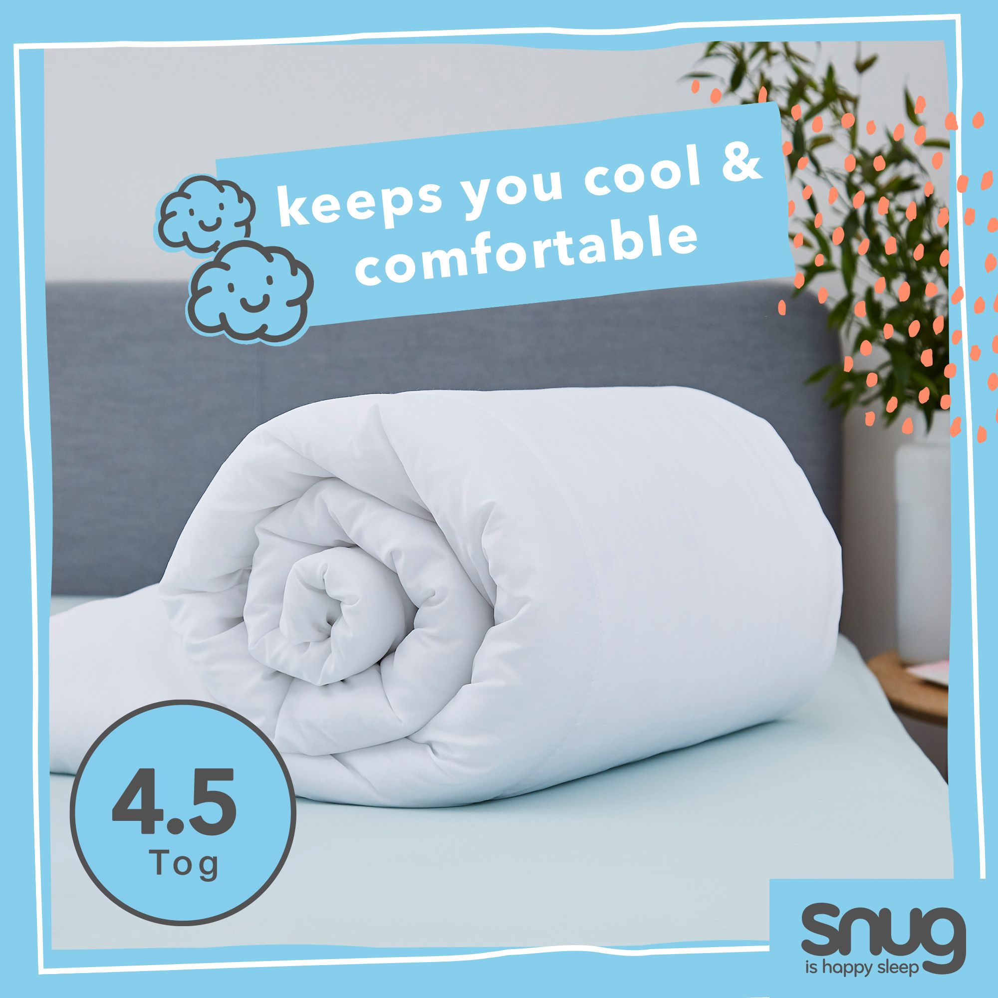 Snug 4.5 tog Chill out Single Duvet