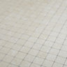 Soft lime stone Warm cream Stone effect Porcelain Mosaic tile, (L)300mm (W)300mm
