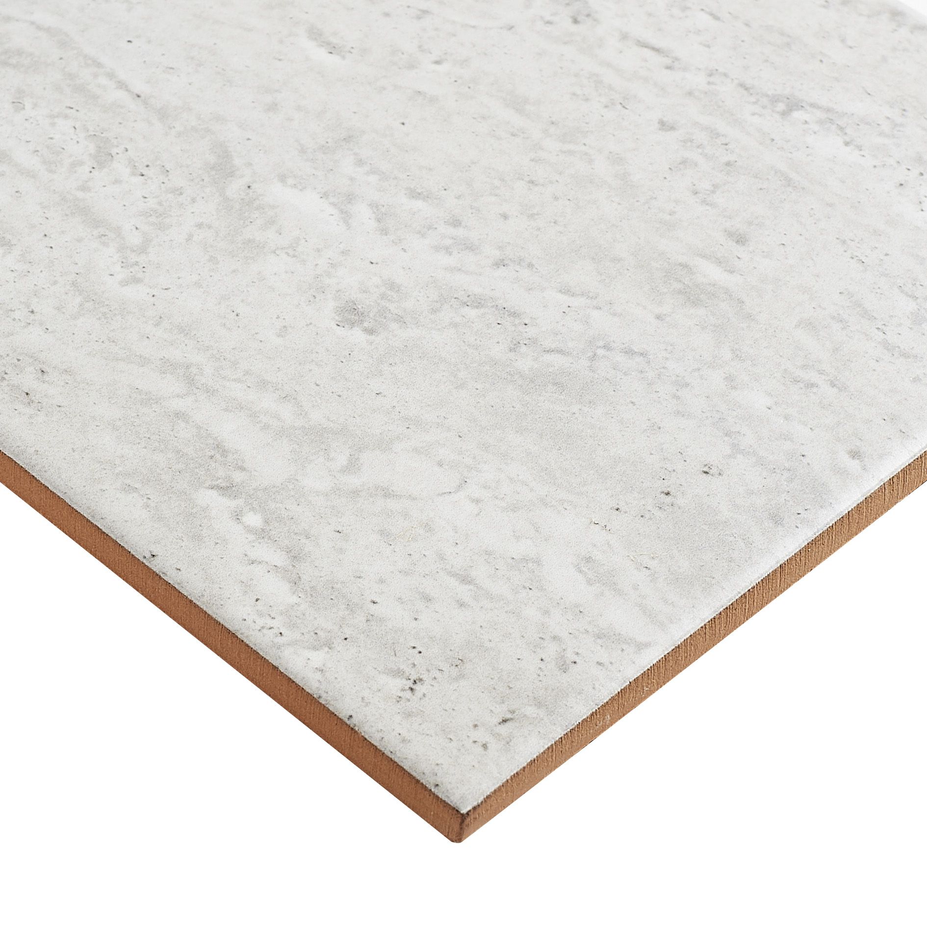 Soft travertin Light grey Matt Stone effect Ceramic Tile, Pack of 9, (L)600mm (W)200mm