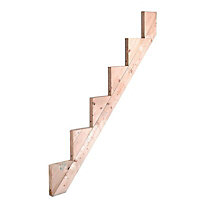 Softwood 6 step Deck riser (L) 1650mm