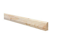 Softwood Skirting board (L)2.1m (W)44mm