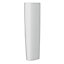 Solare White Oval Wall-mounted Full pedestal Basin (H)87.5cm (W)55cm
