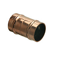 Solder ring Straight Coupler (Dia)22mm 22mm, Pack of 5
