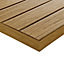 Solid Composite Finishing profile Brown (L)2200mm