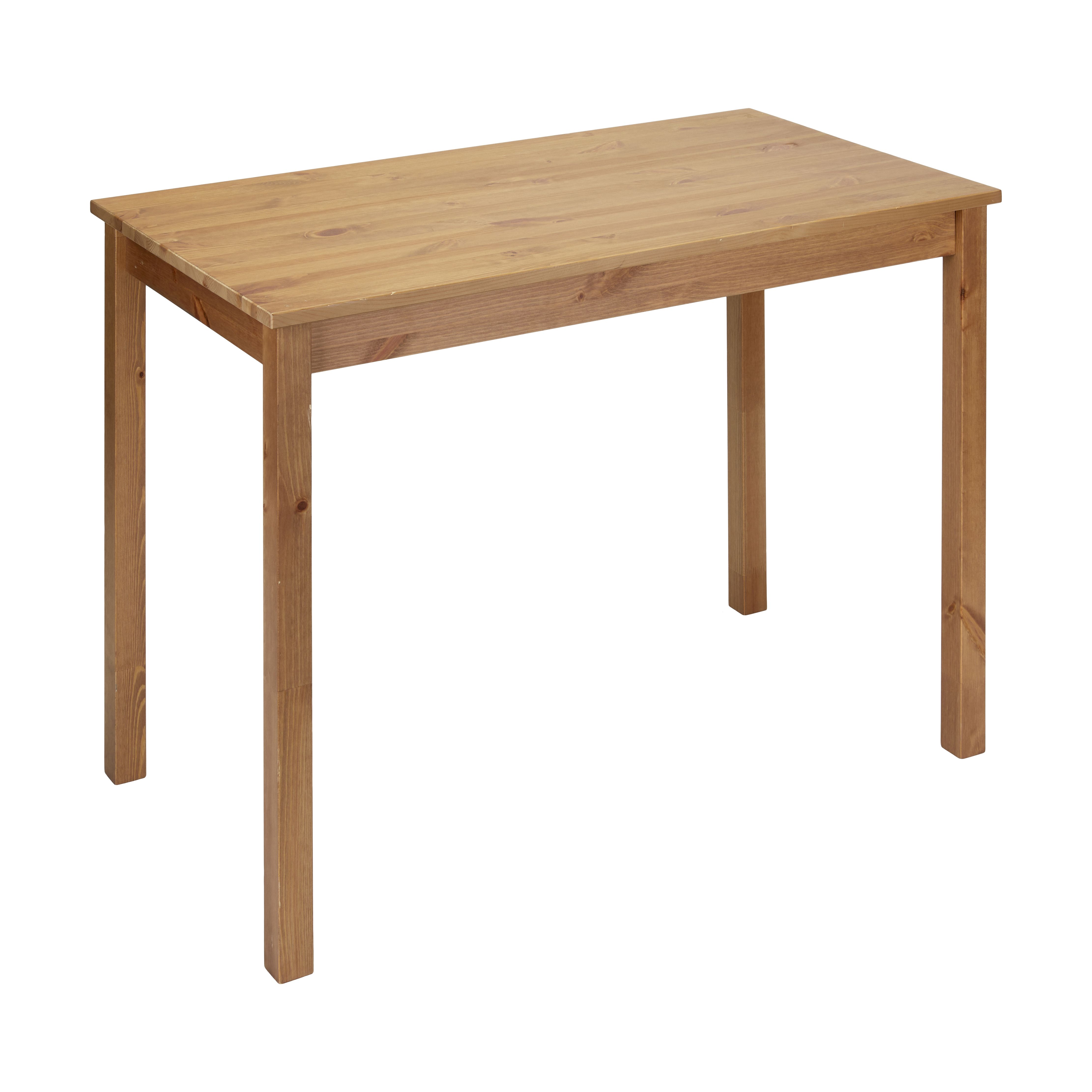 Solid wood 1 drawer Desk (H)750mm (W)1100mm