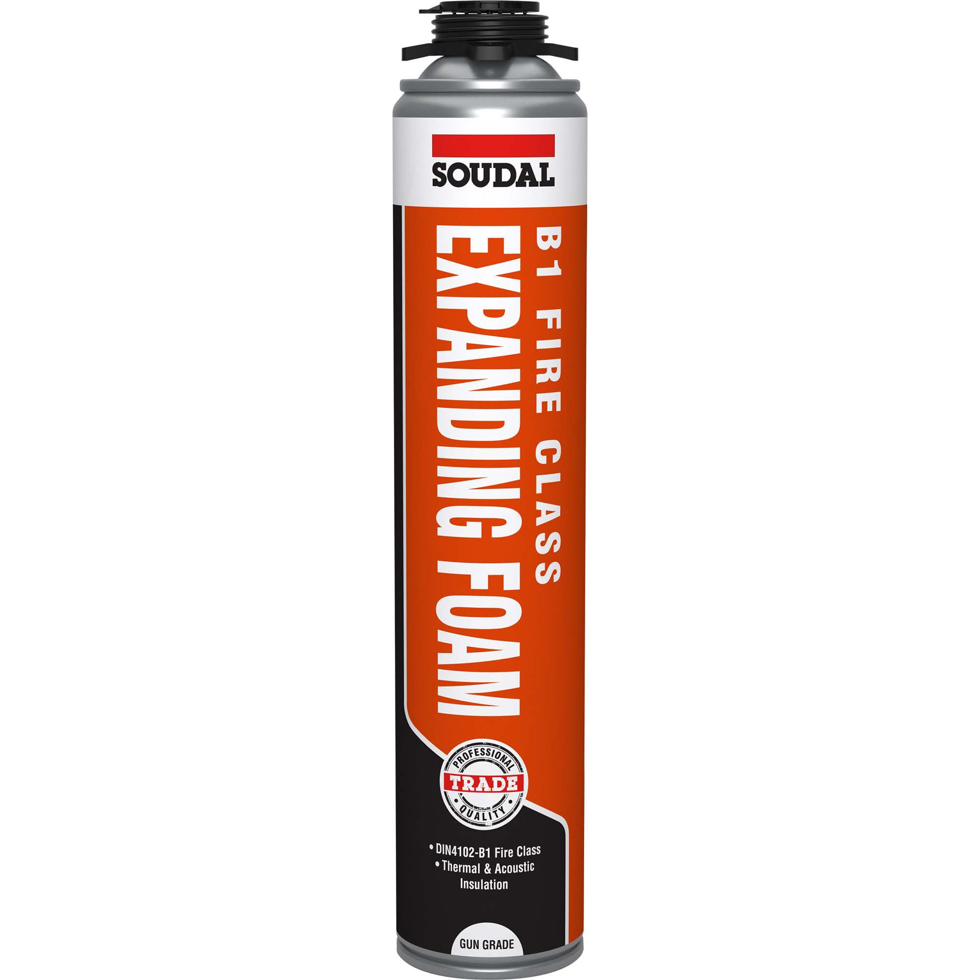 Soudal Trade B1 Fire-rated Gun grade Expanding foam 750ml