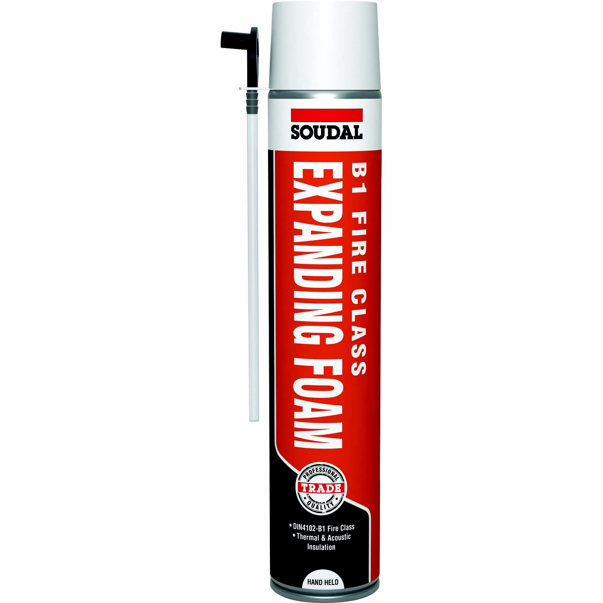 Soudal Trade B1 Fire-rated Hand-held Expanding foam 750ml