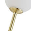 Spa Avalon Satin Brass Wired LED Wall light