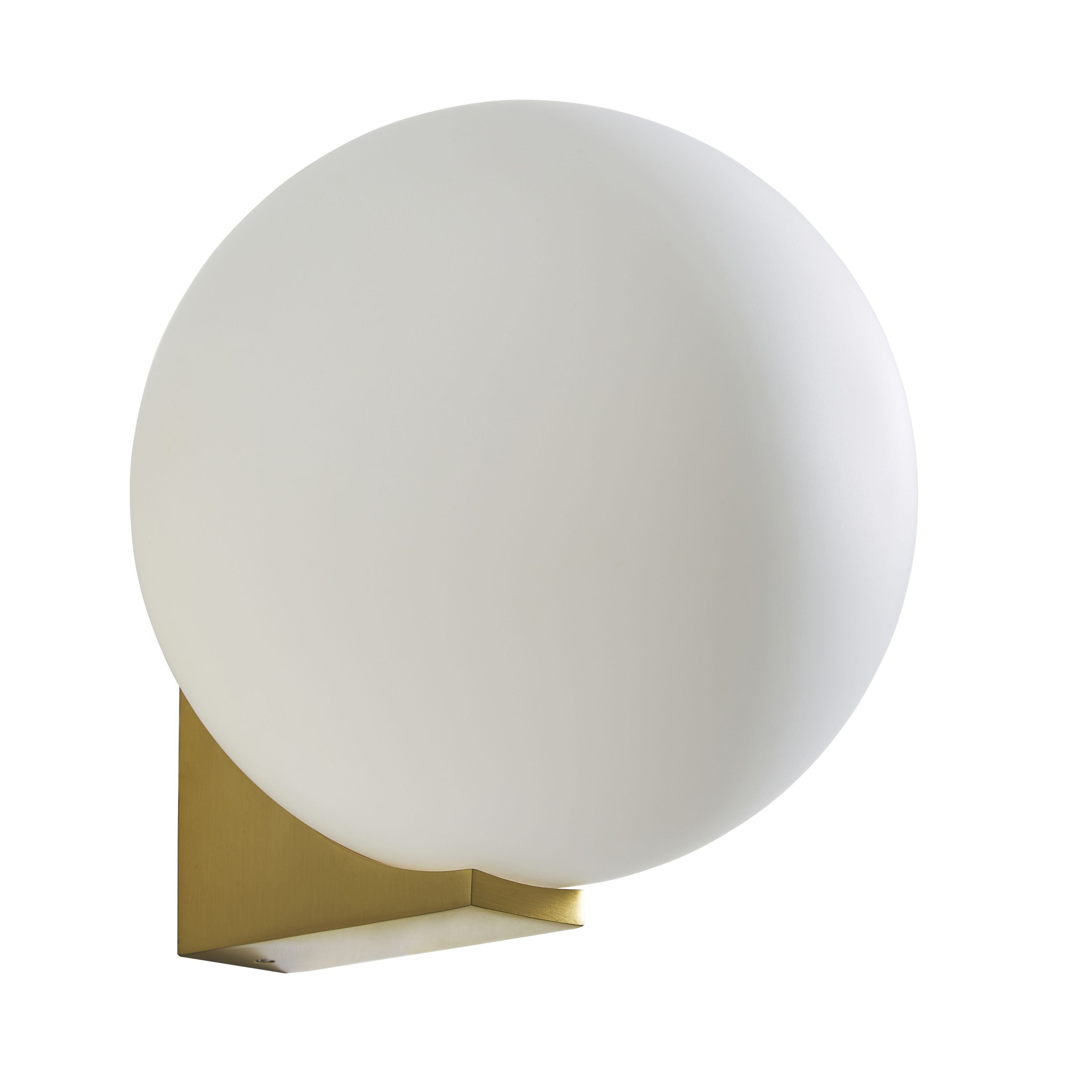 Spa Peel Satin Brass Wired LED Wall light