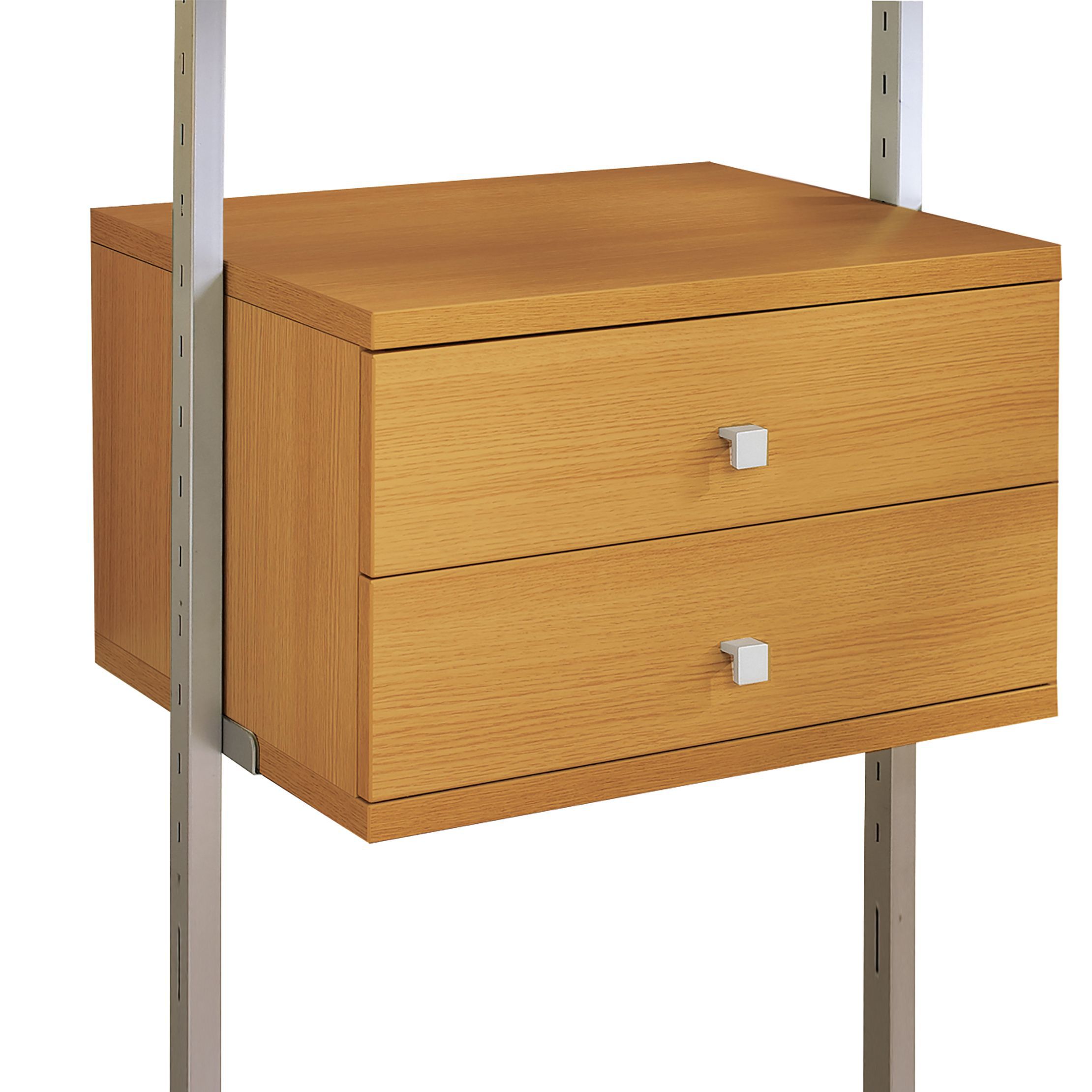 Spacepro Aura Oak effect Small Drawer kit (H)350mm (W)550mm (D)500mm