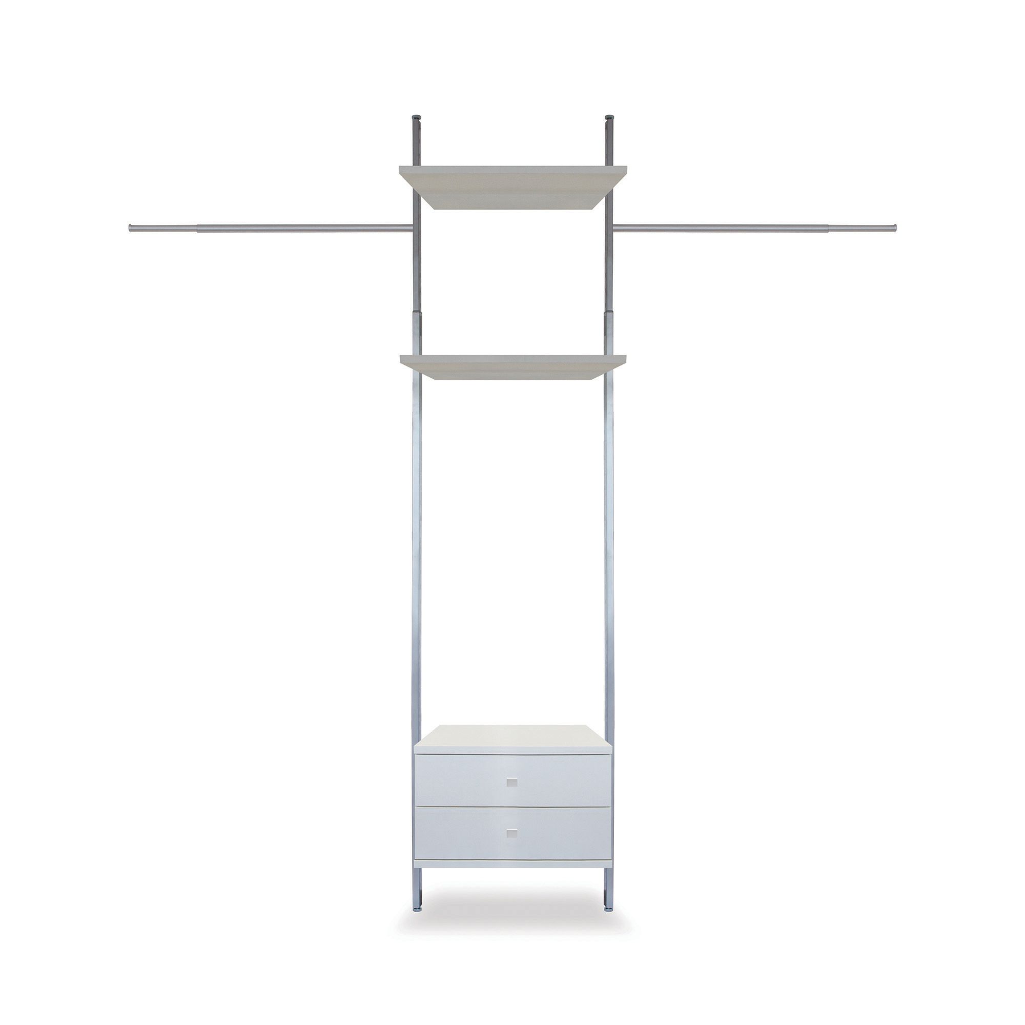 Spacepro Aura Satin white Internal Storage solution (H)2700mm (L)3200mm