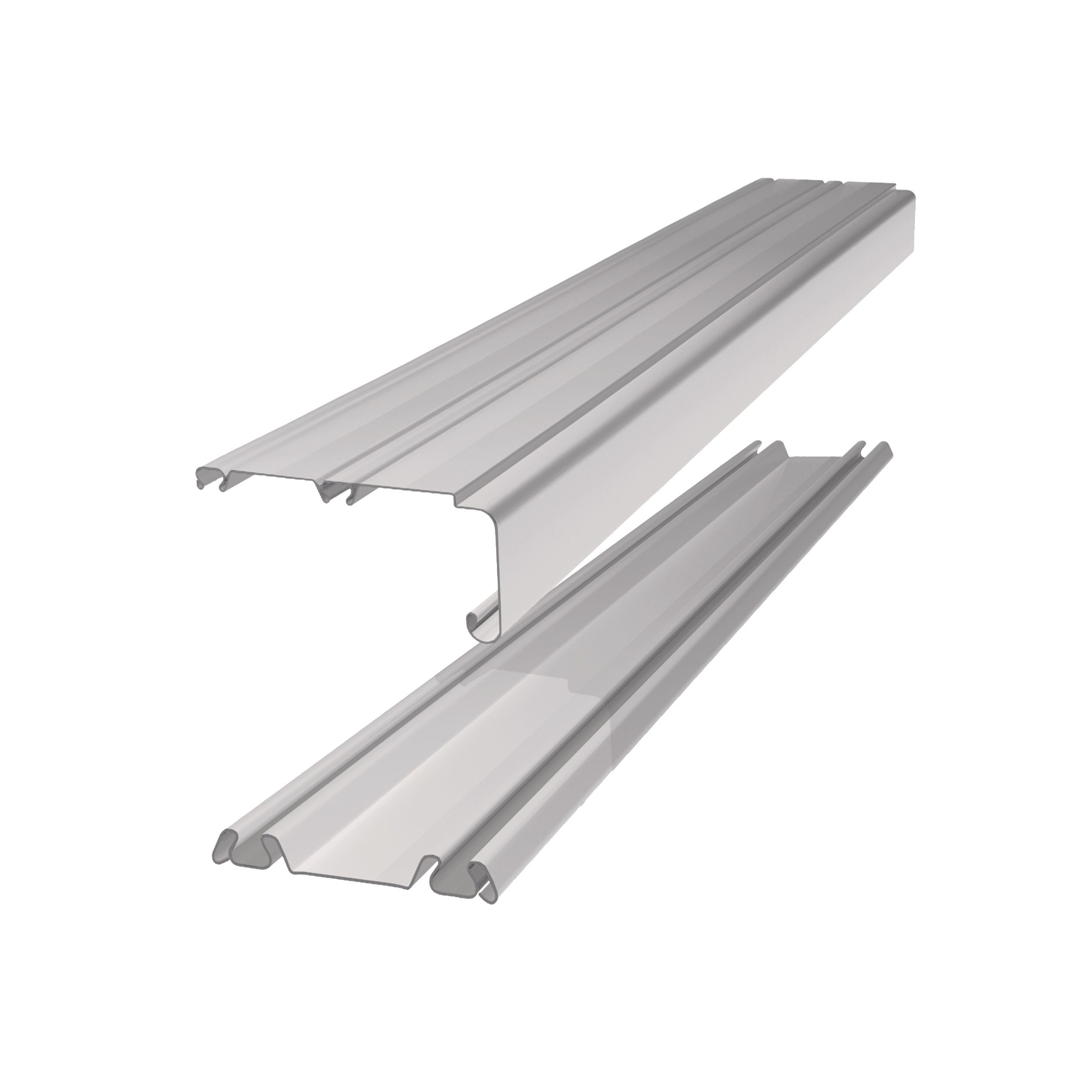 Spacepro Cashmere Sliding wardrobe door track set (L)3606mm