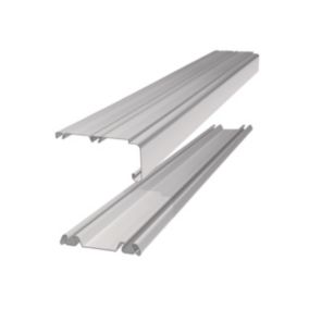Spacepro Cashmere Sliding wardrobe door track set (L)3606mm
