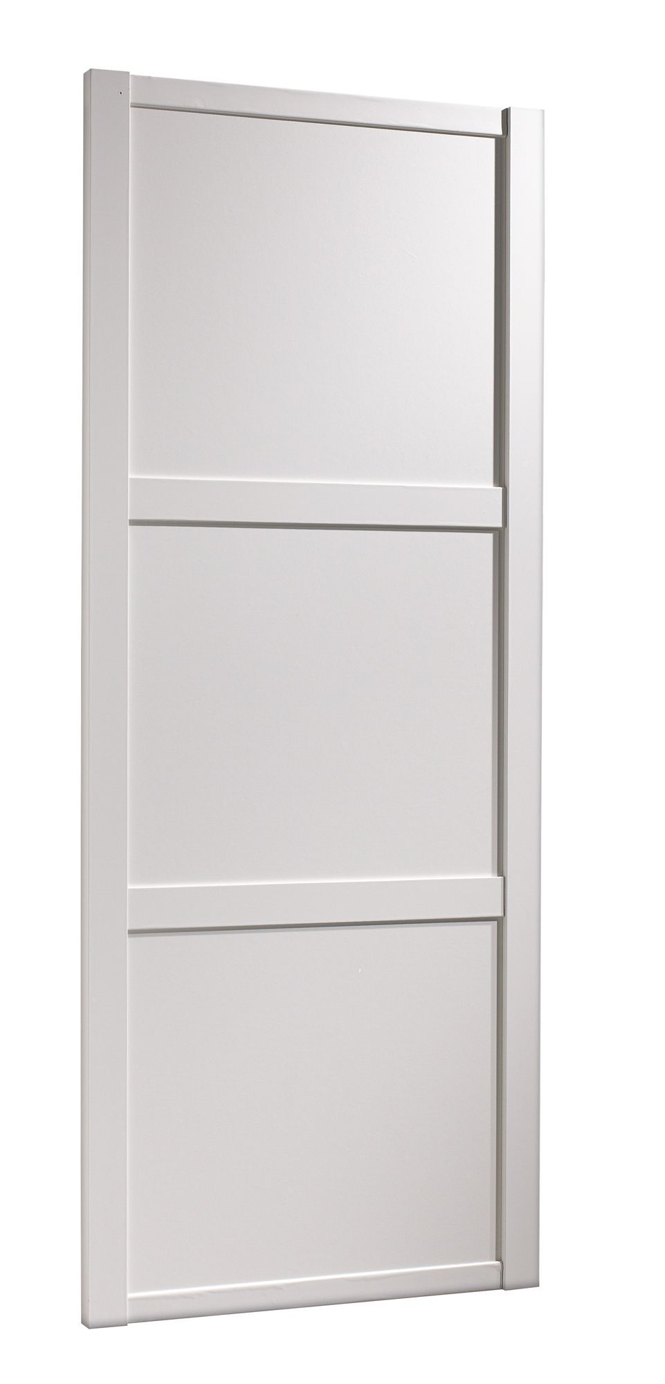 Spacepro Classic Shaker White Sliding wardrobe door (H) 2220mm x (W) 914mm