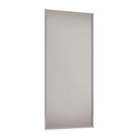 Spacepro Full length Matt Classic Cashmere frame Single panel Sliding wardrobe door, (H)2220mm (W) 610mm