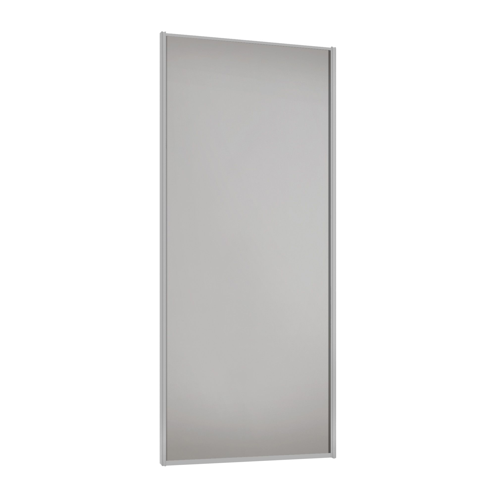 Spacepro Full length Matt Classic Dove Grey frame Single panel Sliding wardrobe door, (H)2220mm (W) 610mm