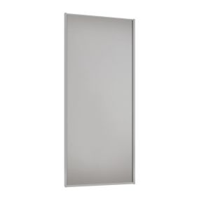 Spacepro Full length Matt Classic Dove Grey frame Single panel Sliding wardrobe door, (H)2220mm (W) 762mm