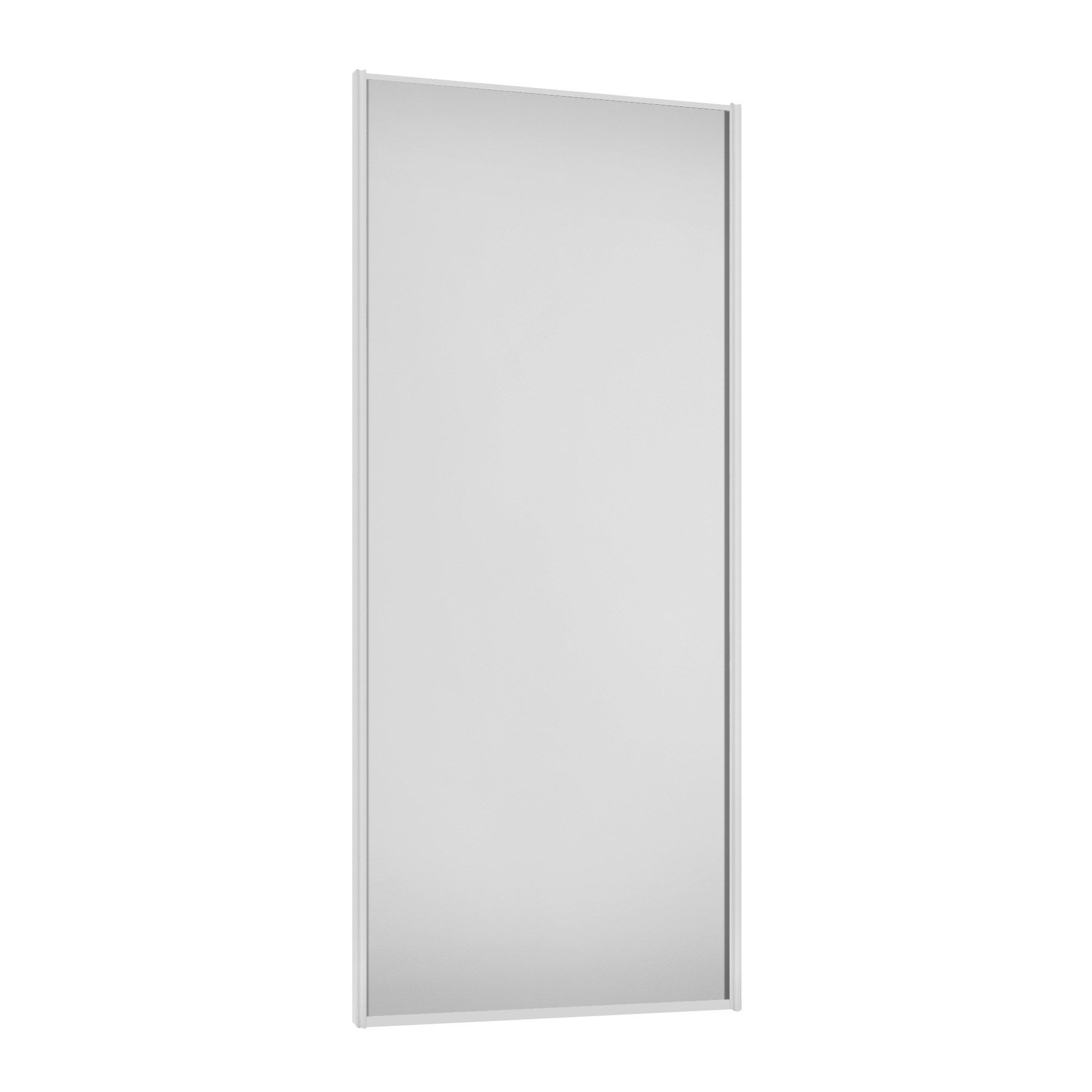 Spacepro Full length Matt Classic White frame Single panel Sliding wardrobe door, (H)2220mm (W) 914mm