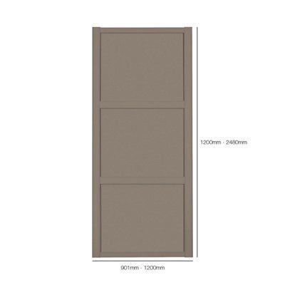 Spacepro Made to measure Sliding wardrobe door x (W) 1200mm