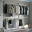 Spacepro Relax Satin silver effect Storage solution (H)2280mm (L)2500mm (D)250mm