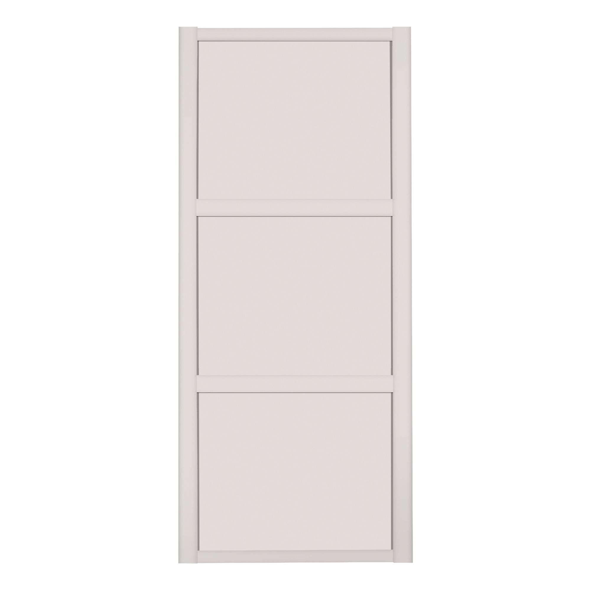 Spacepro Shaker Cashmere 3 panel Sliding wardrobe door x (W) 762mm