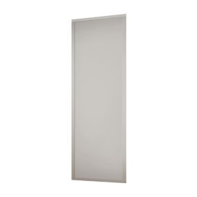 Spacepro Shaker Matt Dove grey Single panel Sliding wardrobe door (H) 2260mm x (W) 610mm