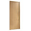 Spacepro Shaker Oak effect Sliding wardrobe door (H) 2220mm x (W) 762mm