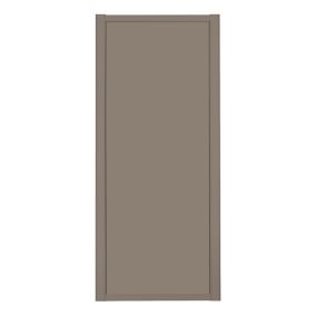 Spacepro Shaker Stone grey Single panel Sliding wardrobe door x (W) 762mm