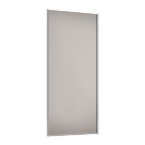 Spacepro Sliding Wardrobes Full length Matt Cashmere frame Single panel door, (H) 2220mm x (W) 610mm