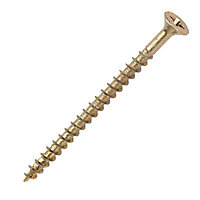 Spax Yellow zinc-plated Wood Screw (Dia)4mm (L)60mm, Pack of 200