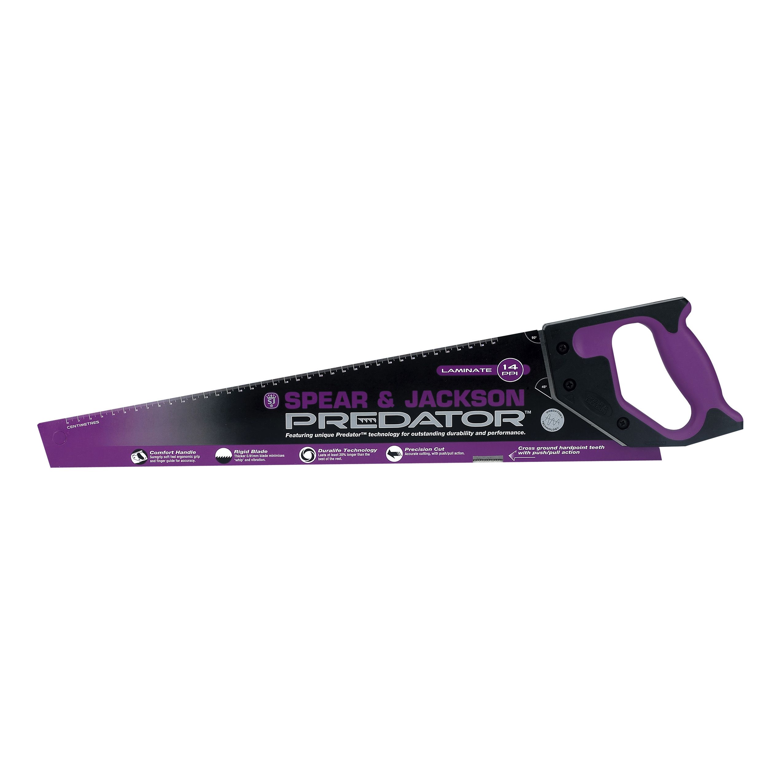 Spear & Jackson Predator 508mm Fine Panel saw, 14 TPI