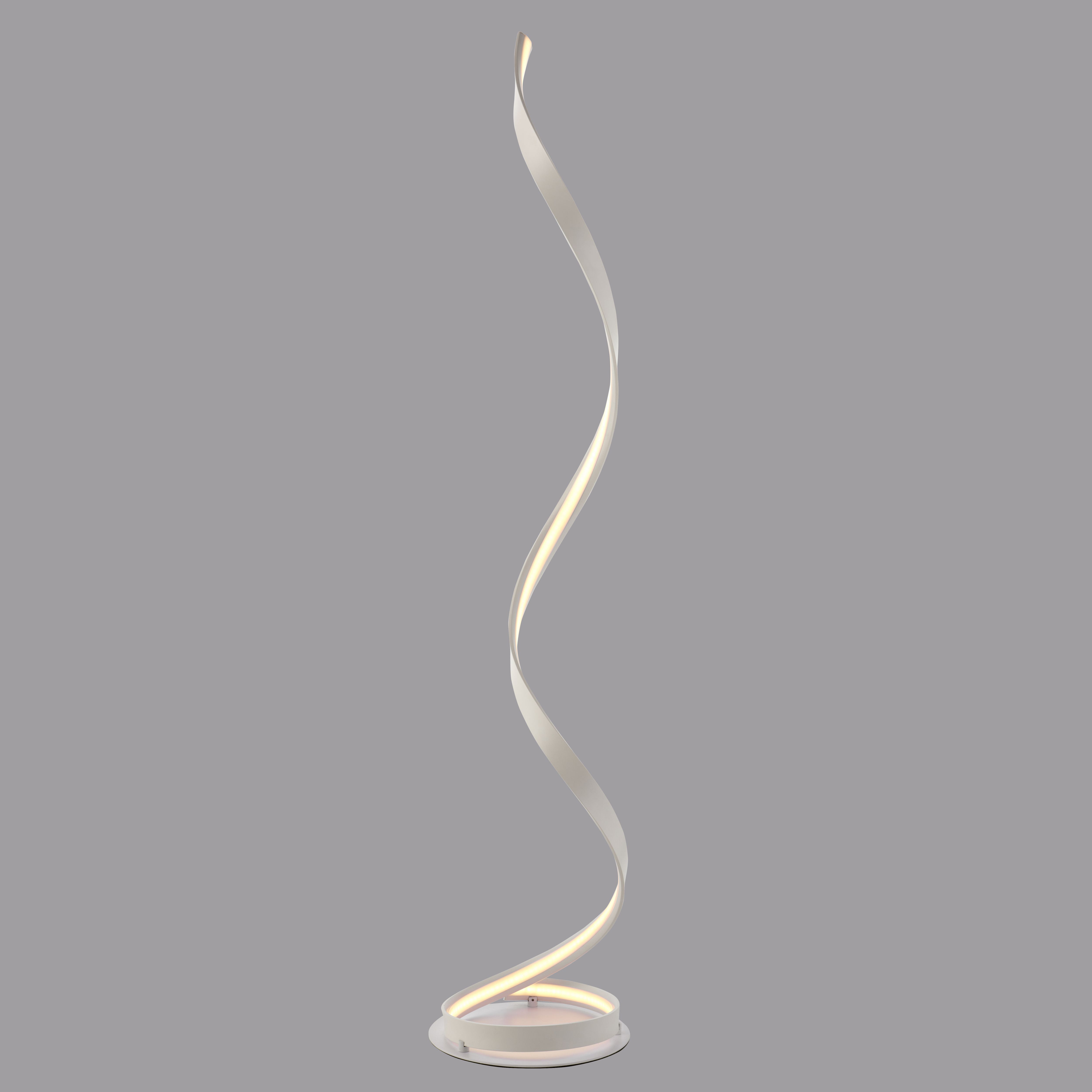 Led spiral on sale floor lamp