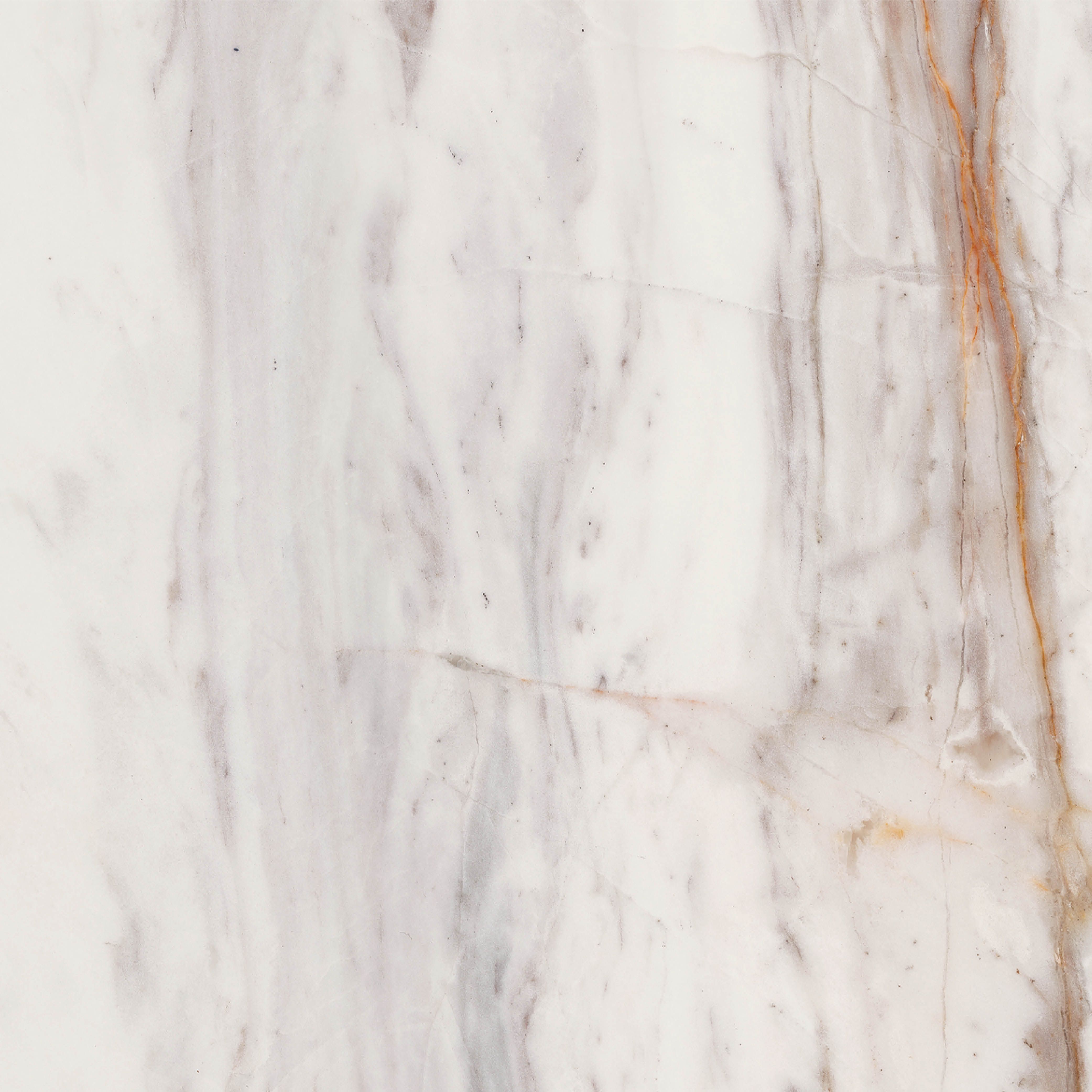 Splashwall Alloy Laminate Adhesive Bathroom Splashback (H)25cm (W)40cm - Matt Cream Marmo linea Marble effect