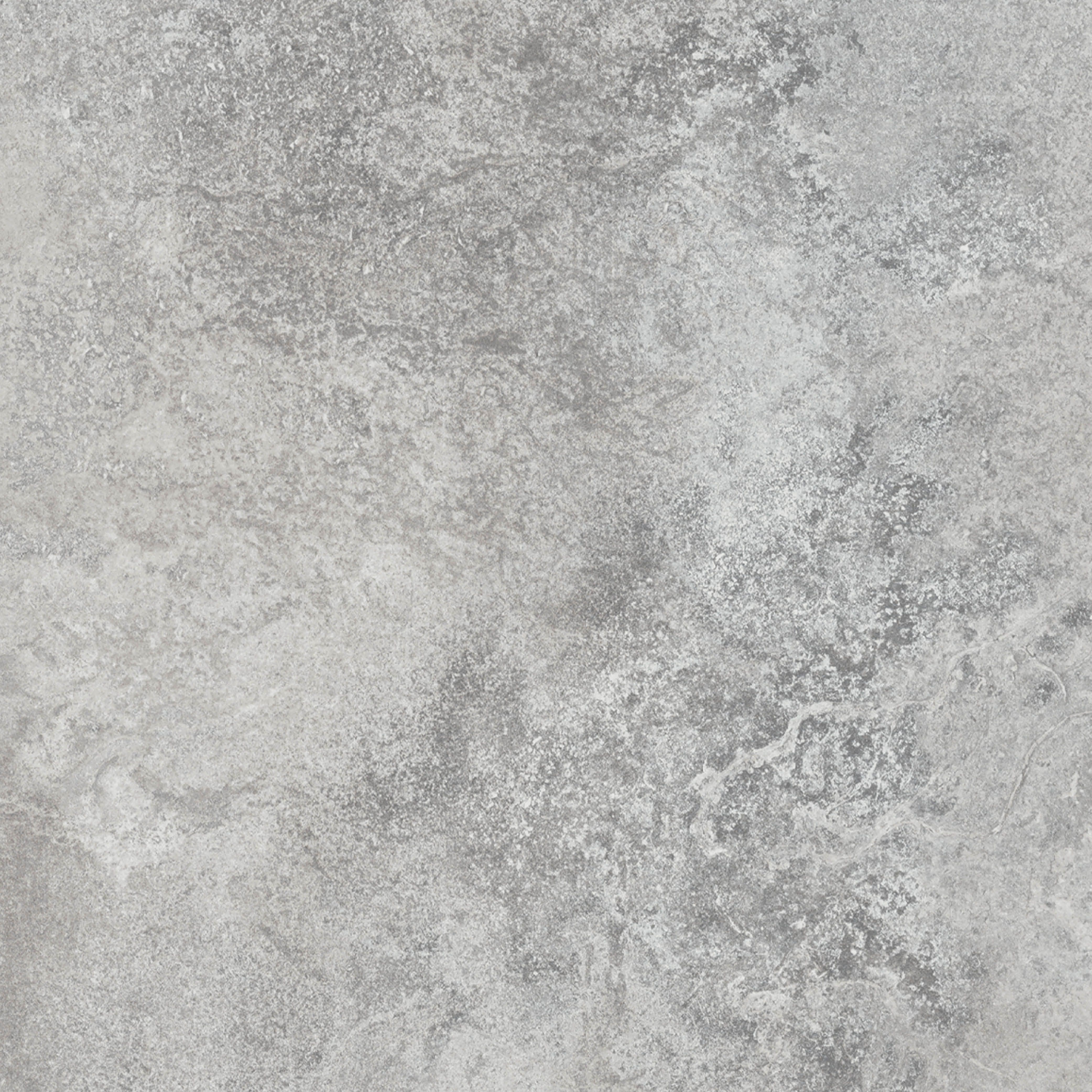 Splashwall Alloy Laminate Adhesive Bathroom Splashback (H)25cm (W)80cm - Matt Grey Caldeira Stone effect