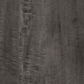 Splashwall Alloy Matt Brown Eucalyptus Oak effect Laminate Adhesive Bathroom Splashback (H)25cm (W)40cm