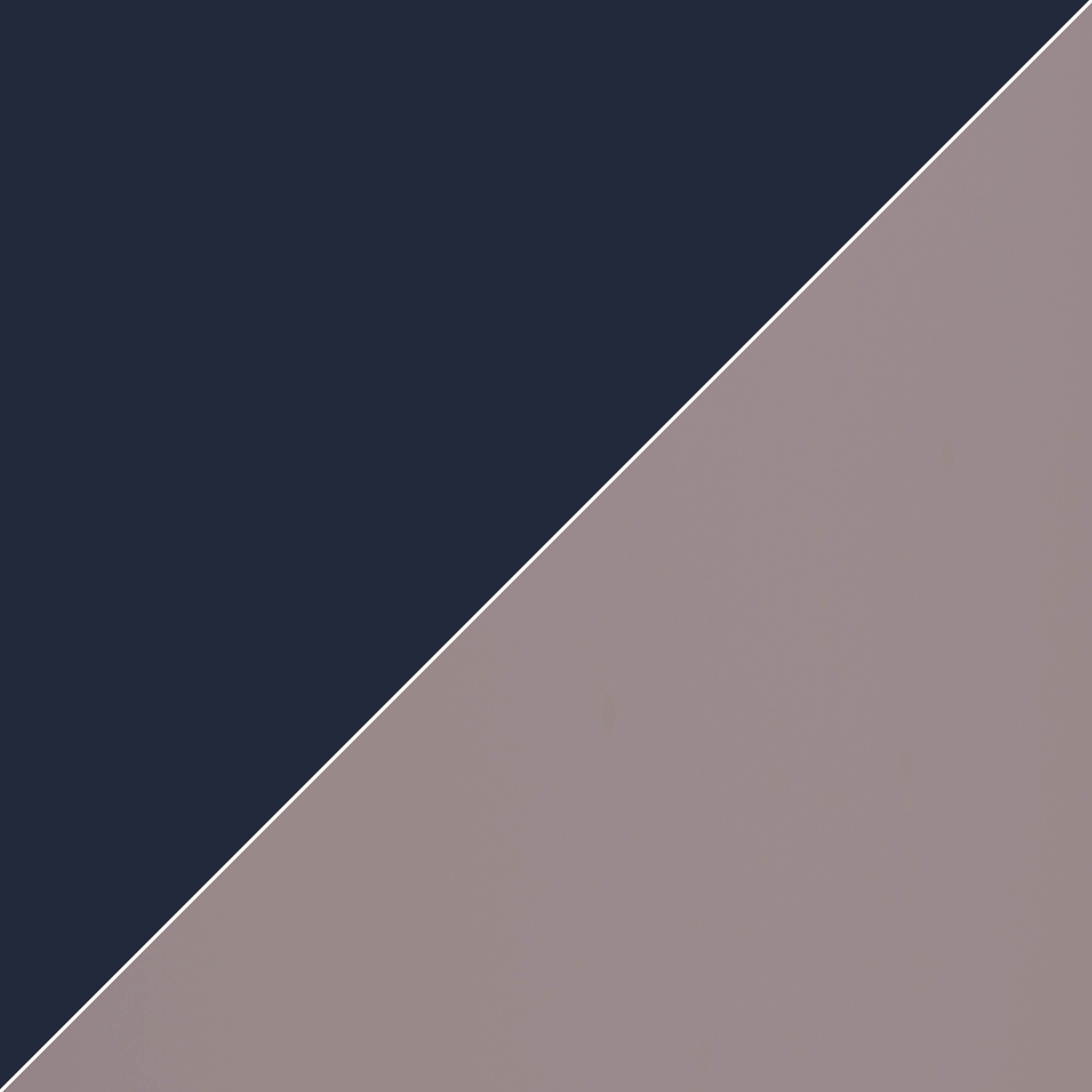 Splashwall Alloy Matt Deep sea blue & smoked rose Double-sided Laminate Adhesive Bathroom Splashback (H)25cm (W)80cm