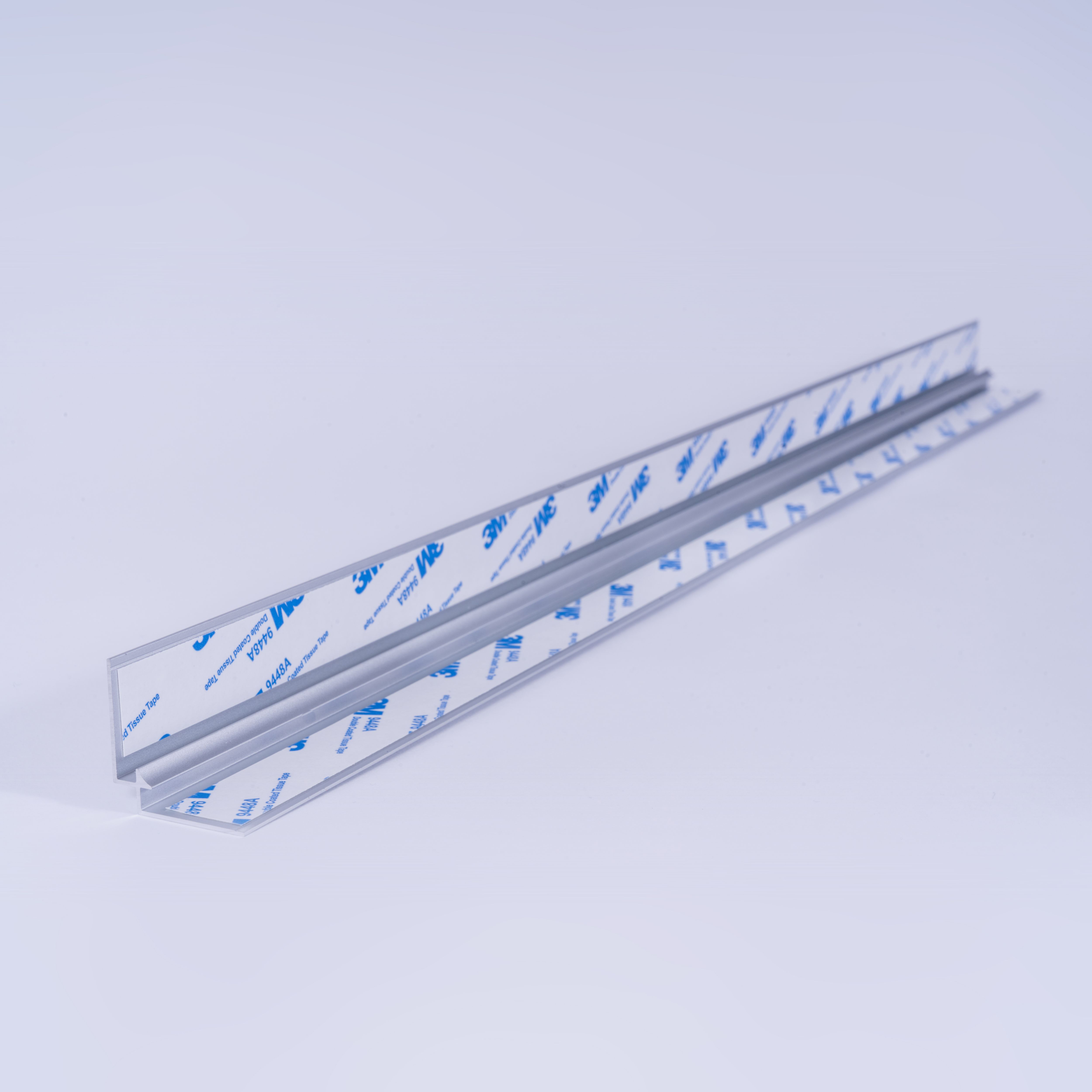 Splashwall Alloy Silver Aluminium Internal Worktop corner joint (H)600mm